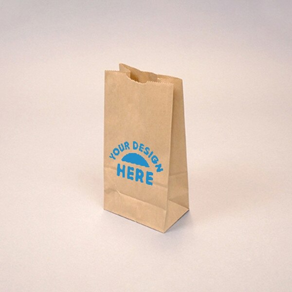 Custom-Printed Natural Kraft 4-lb G